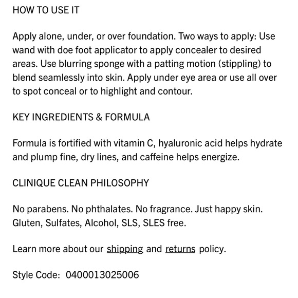 NWT Clinique all over even better concealer and eraser WN76 toasted wheat - Picture 4 of 7